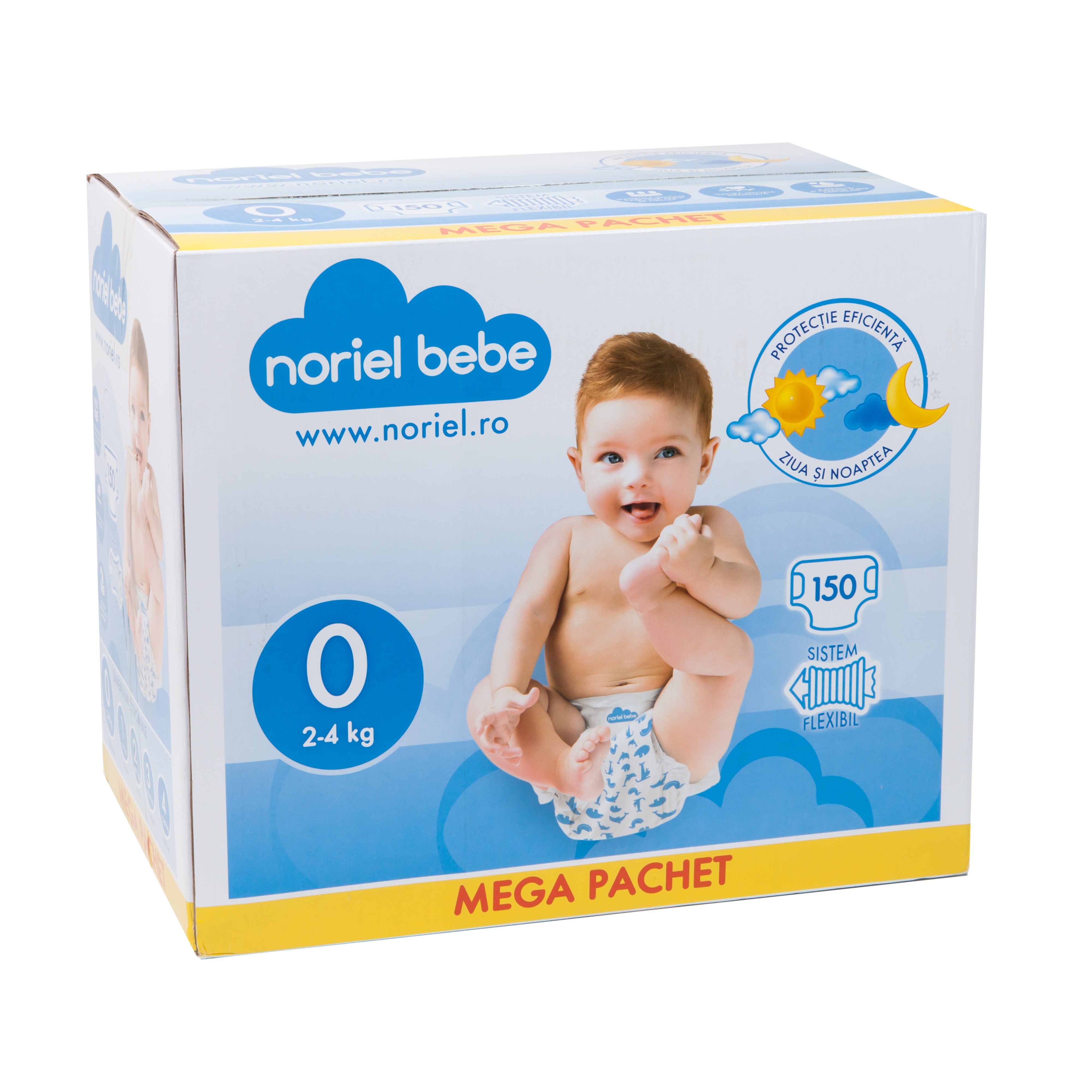 scutece-noriel-bebe-mega-pachet-marimea-0-150-buc-2-4-kg
